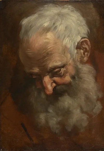 Head Of A Bearded Man Nicodemus
