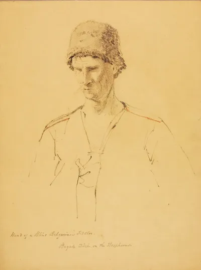 Head Of A Blind Bulgarian Fiddler