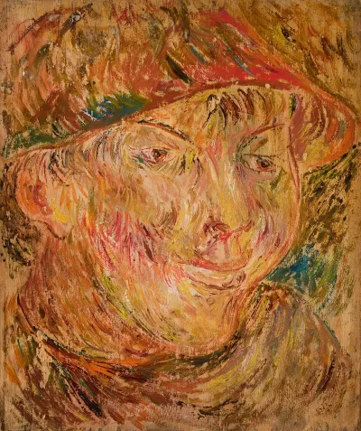 Head Of A Boy In A Hat