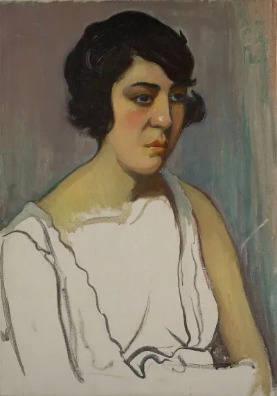 Head Of A Brunette