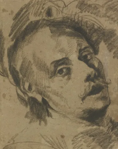 Head Of A Cavalier