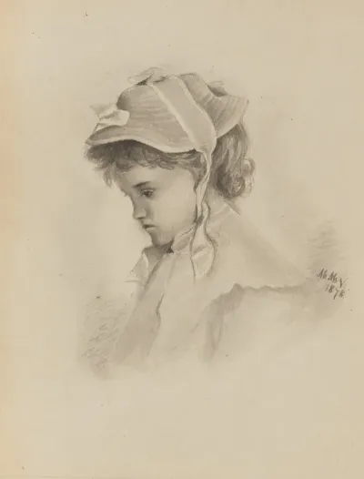 Head Of A Child Looking Down
