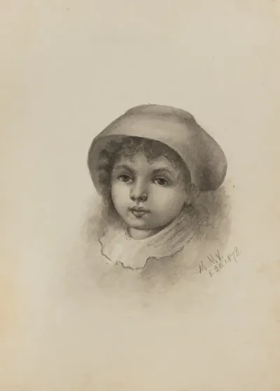 Head Of A Child With Hat