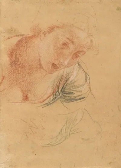 Head Of A Frightened Girl