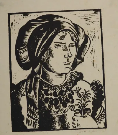 Head Of A Hutsul Woman