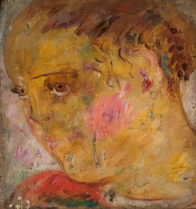 Head Of A Little Girl In Profile