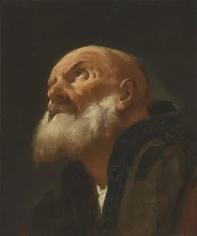 Head Of A Male Saint 2