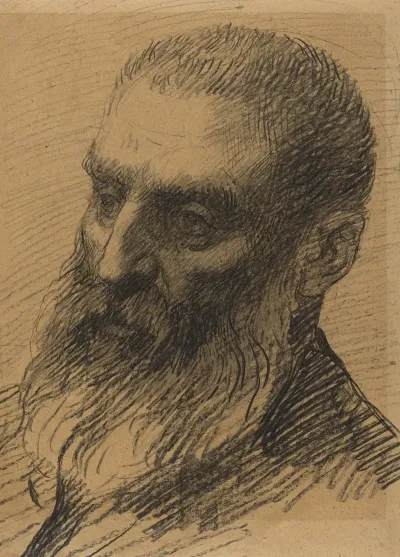 Head Of A Man Facing Left