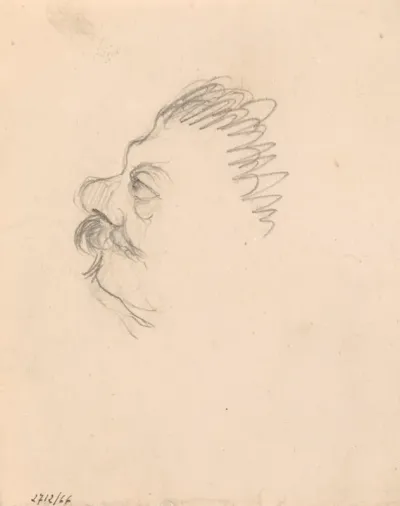 Head Of A Man In Profile 3