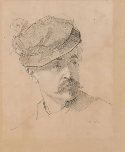 Head Of A Man Wearing A Renaissance Hat