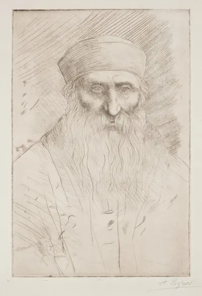 Head Of A Man With A Long Beard