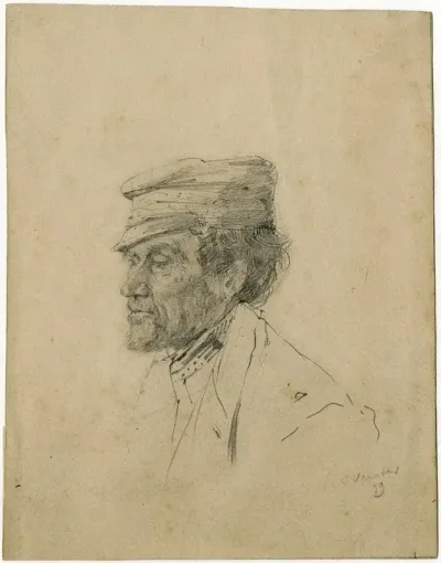 Head Of A Man With Cap
