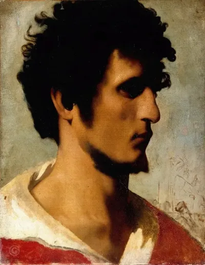 Head Of A Peasant From The Roman Countryside