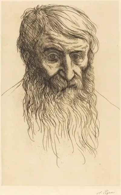 Head Of A Philosopher Tete De Philosophe