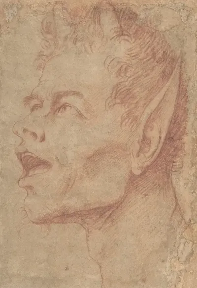 Head Of A Satyr Facing Left