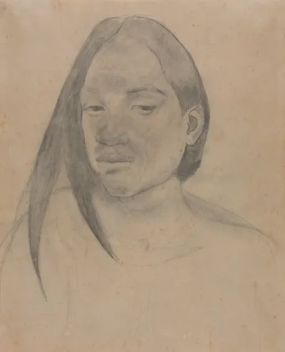 Head Of A Tahitian Woman