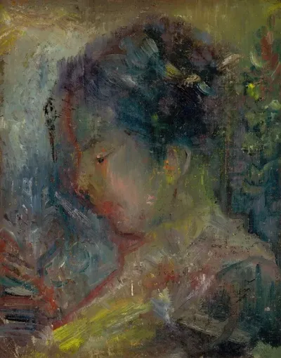 Head Of A Woman In Profile