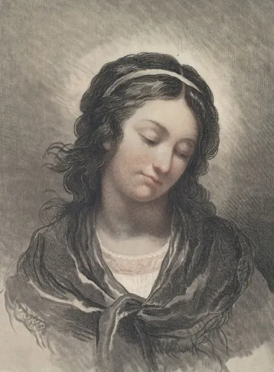 Head Of A Woman Looking Down
