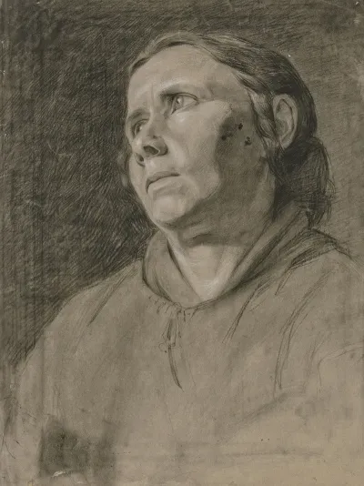 Head Of A Woman To The Left