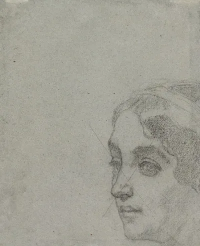 Head Of A Woman Verso