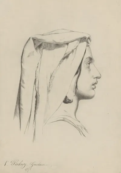Head Of A Woman With Headscarf