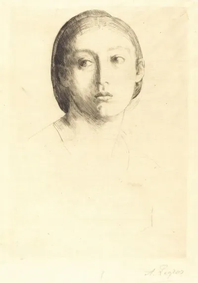 Head Of A Young Girl Tete De Jeune Fille Ii
