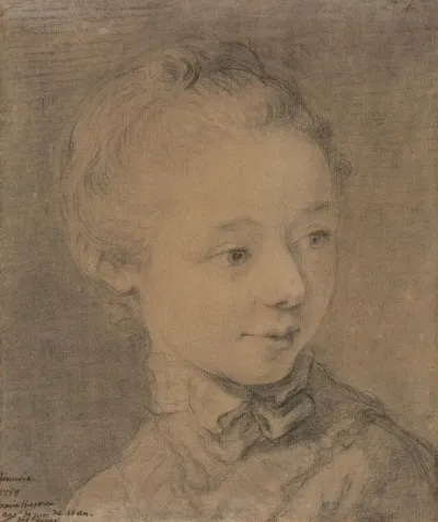 Head Of A Young Girl Turning Toward The Right