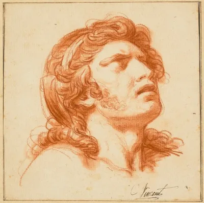 Head Of A Young Man In Agony
