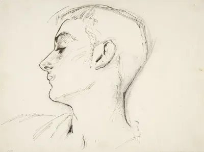 Head Of A Young Man In Profile 3