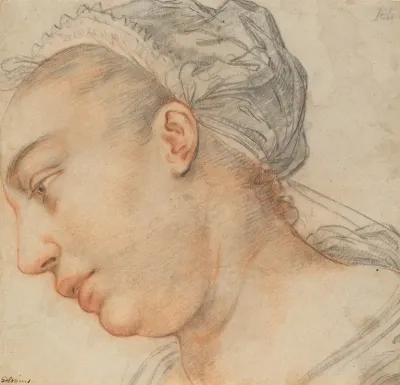 Head Of A Young Woman 4