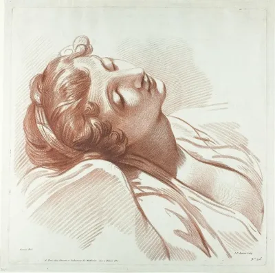 Head Of A Young Woman Asleep