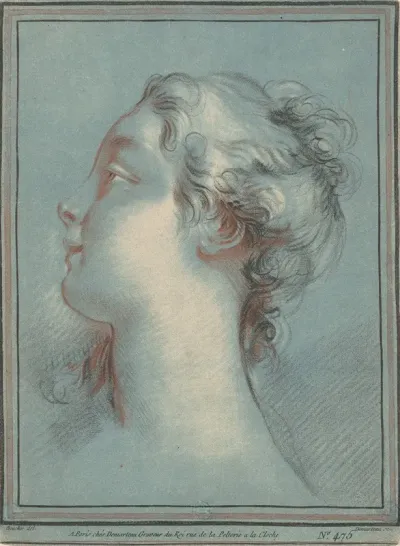 Head Of A Young Woman Facing Left