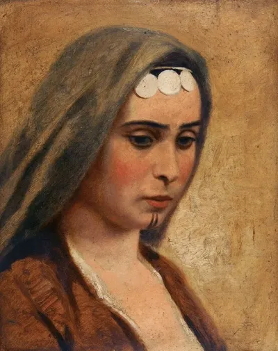 Head Of An Arab Girl