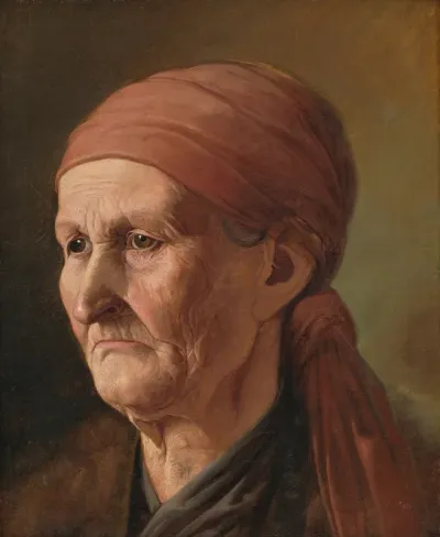 Head Of An Elderly Woman