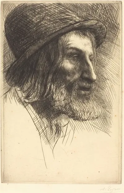 Head Of An English Laborer Tete Douvrier Anglais Le Berger