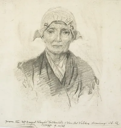 Head Of An Old Dutch Woman