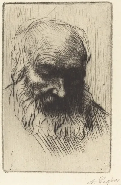 Head Of An Old Man Etude De Tete Ii