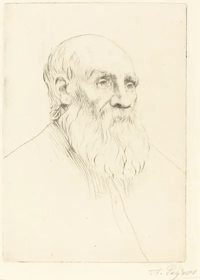 Head Of An Old Man Etude De Tete