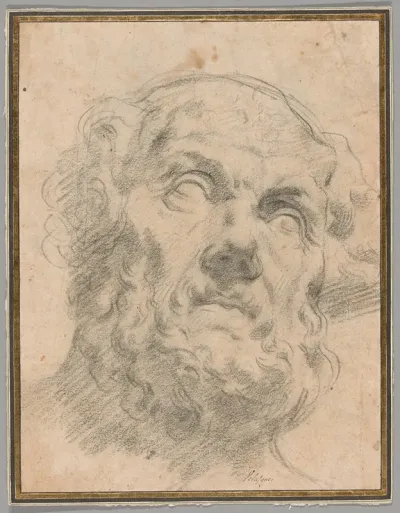 Head Of An Old Man Possibly Seneca