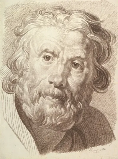 Head Of Bearded Old Man