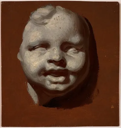 Head Of Carved Putto