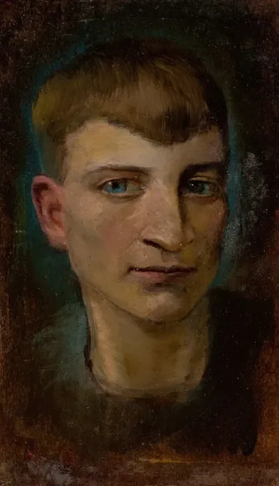 Head Of Emaciated Boy