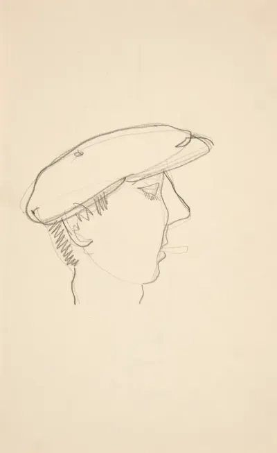 Head Of Man Smoking