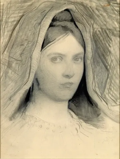 Head Of Mary B Thayer