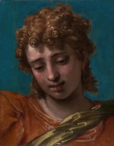 Head Of Saint Michael From The Petrobelli Altarpiece