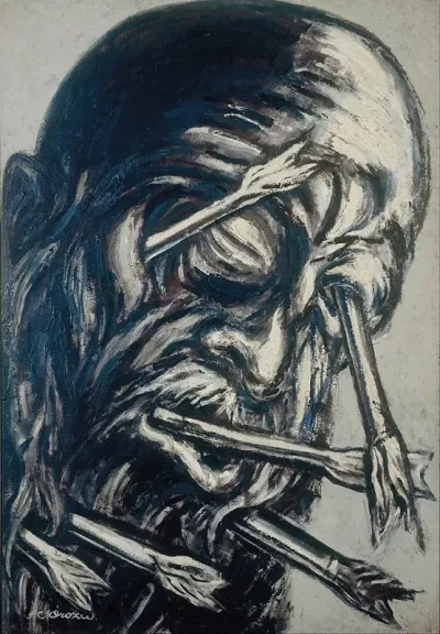 Head Pierced With Arrows From The Los Teules Series