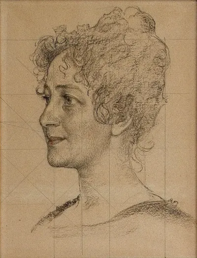 Head Study Mrs Signe Thiel