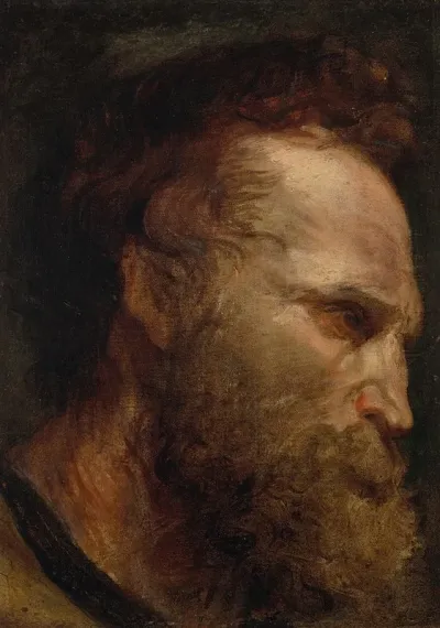 Head Study Of A Bearded Man 2