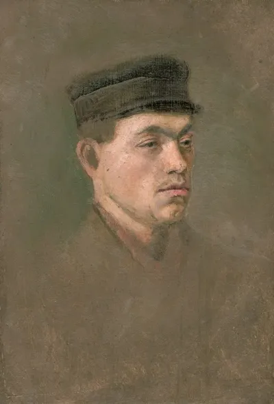 Head Study Of A Craftsboy
