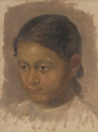 Head Study Of A Girl